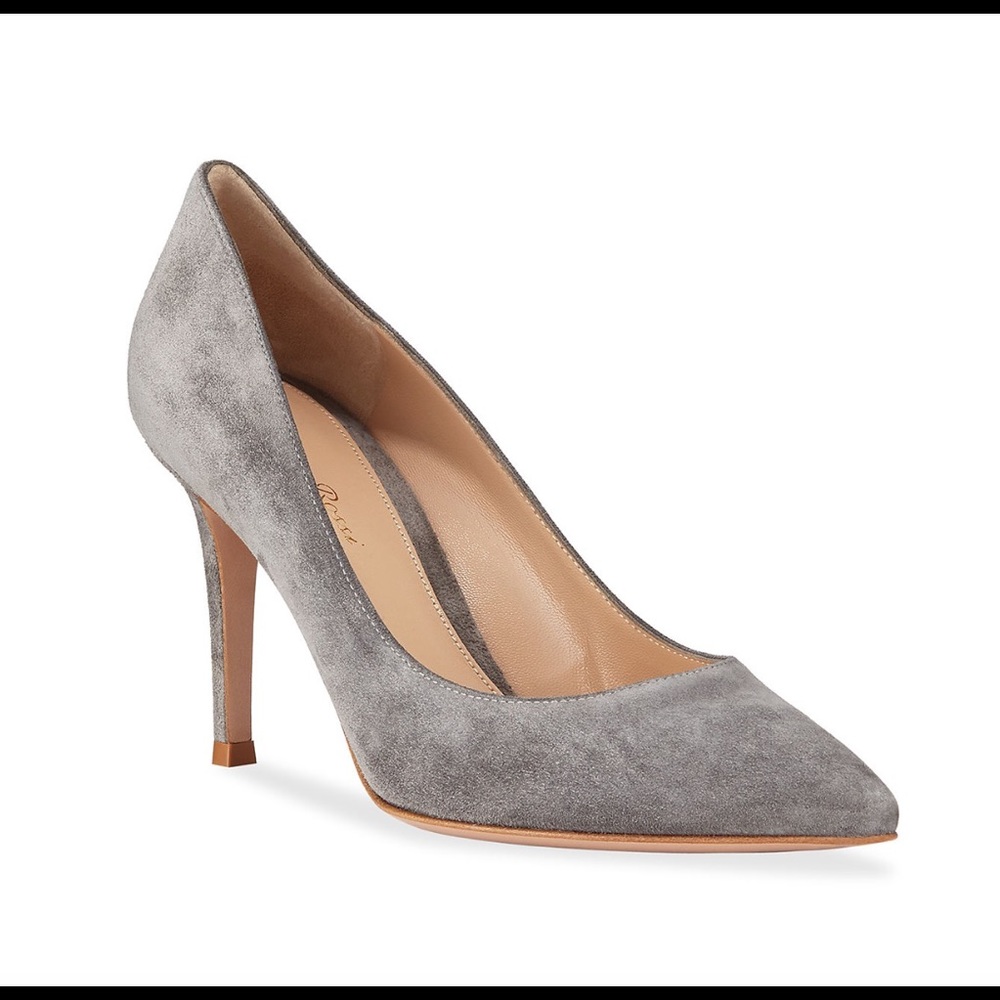 BNIB Gianvito Rossi 85 Suede Pump